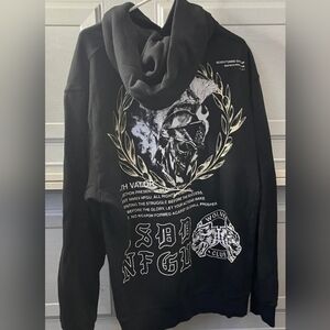 Darc Sport L Oversized Blk workout hoodie